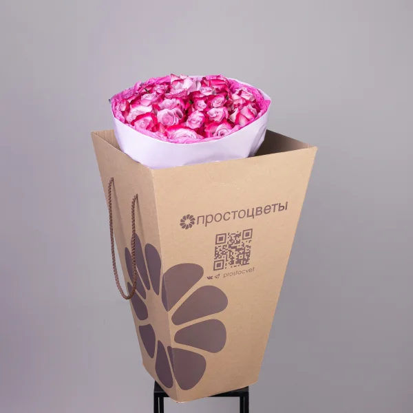 Букет Роза "Дип Перпл"_5