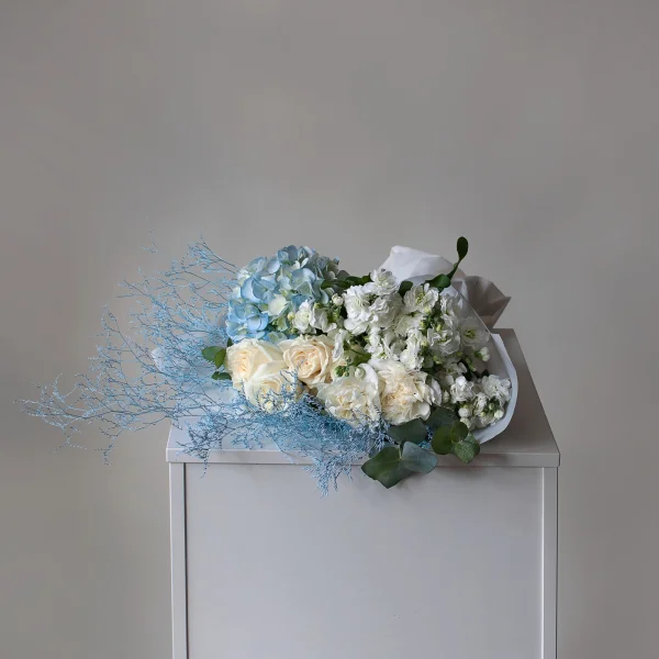 Флористический букет "Цветочный бокс №4"_5