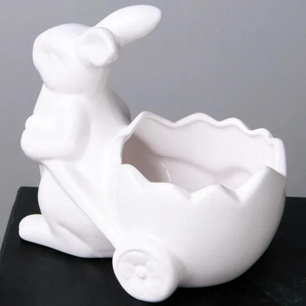 Фигурка ГК Зайка с тележкой 733-446 16,5*13*15см._3