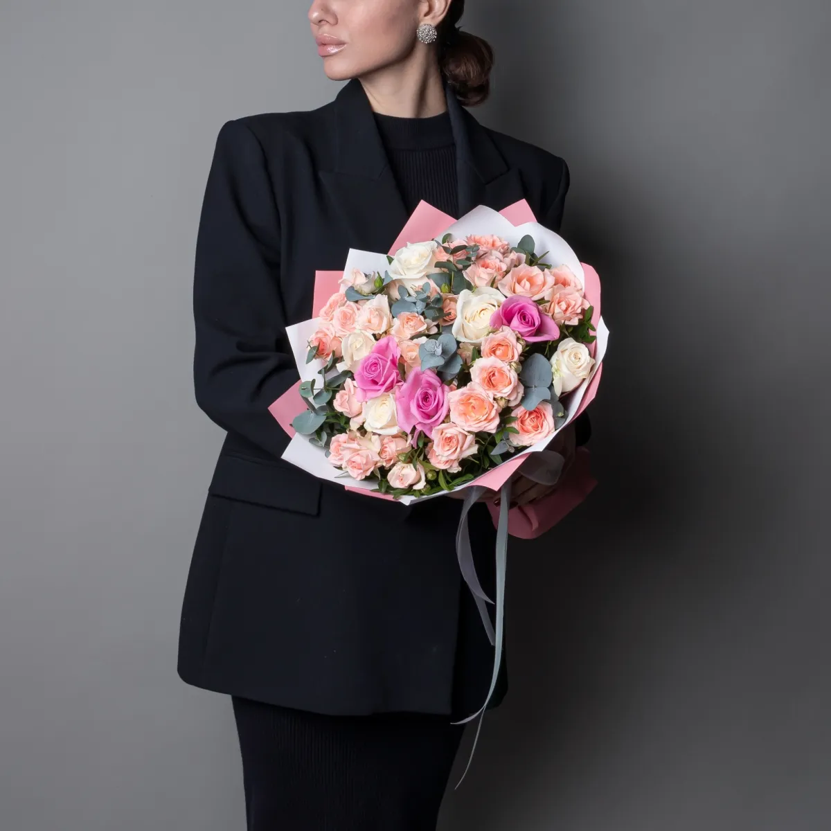 Флористический букет "Пудра М"_2