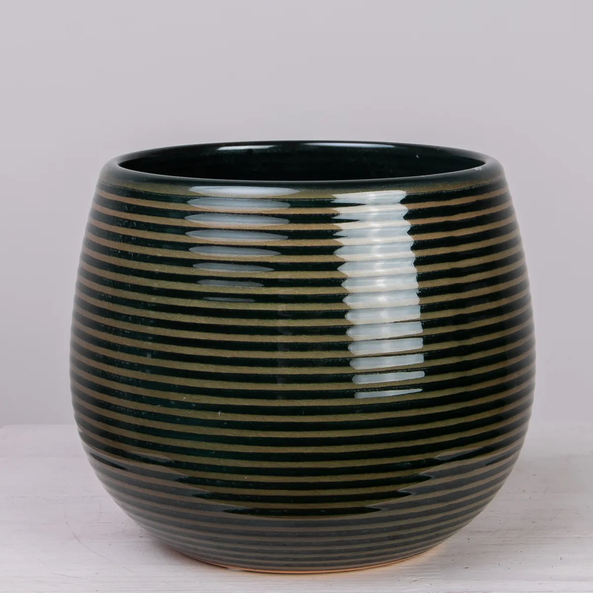 Кашпо Винтаж Ребристый_3