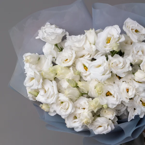 Букет Лизиантус "Ду Арена Джиант Вайт"_3