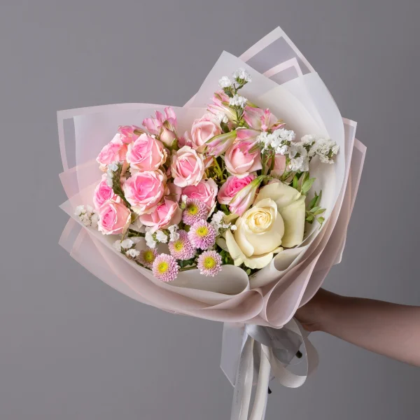 Флористический букет NEW "Бизнеследи XS"_1