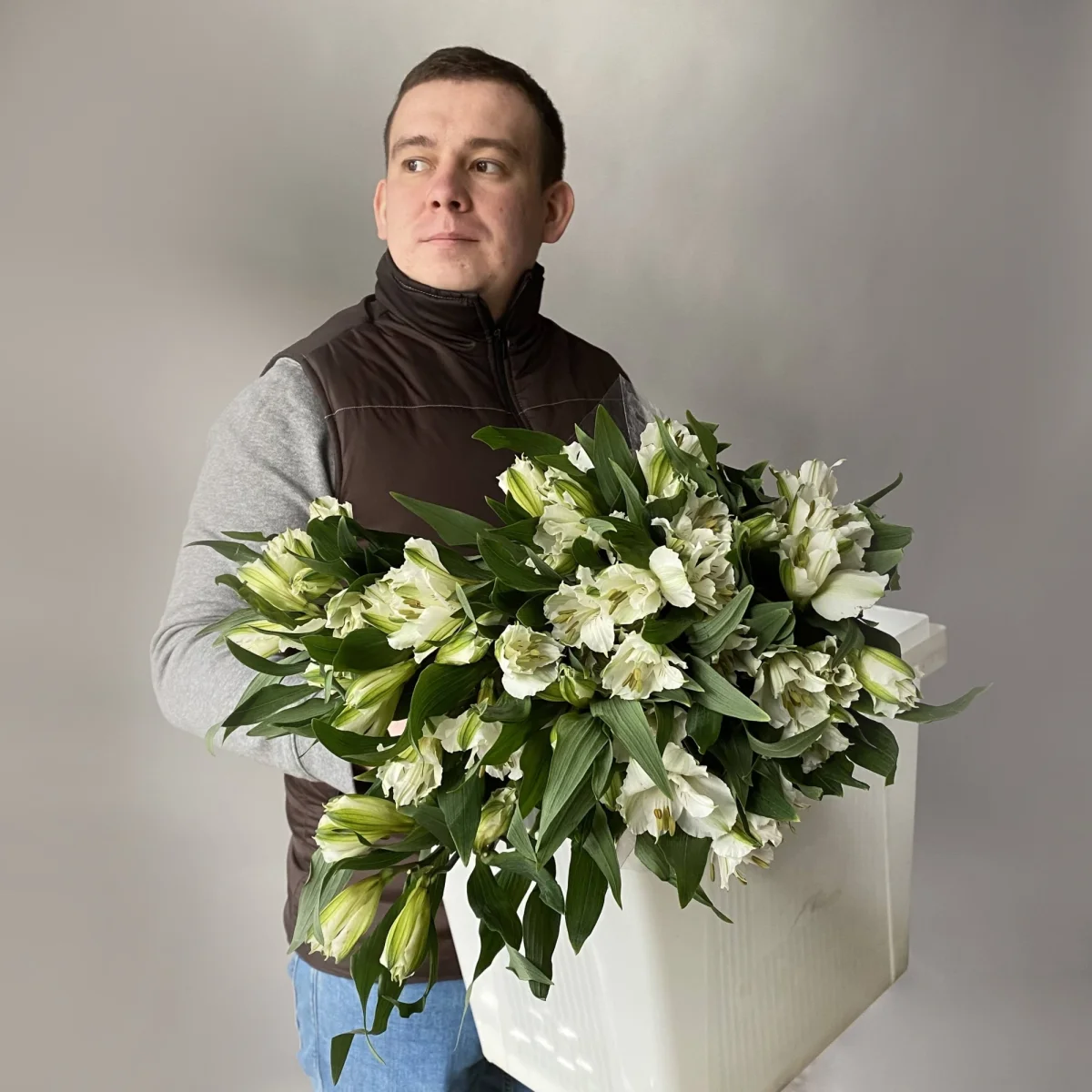 Альстромерия "Белая"