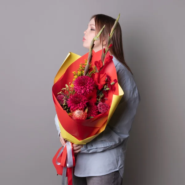 Флористический букет "Вишневый сад"_1