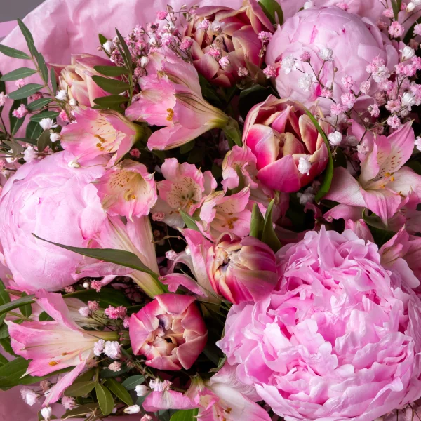 Флористический букет "Зефирный сон"_4