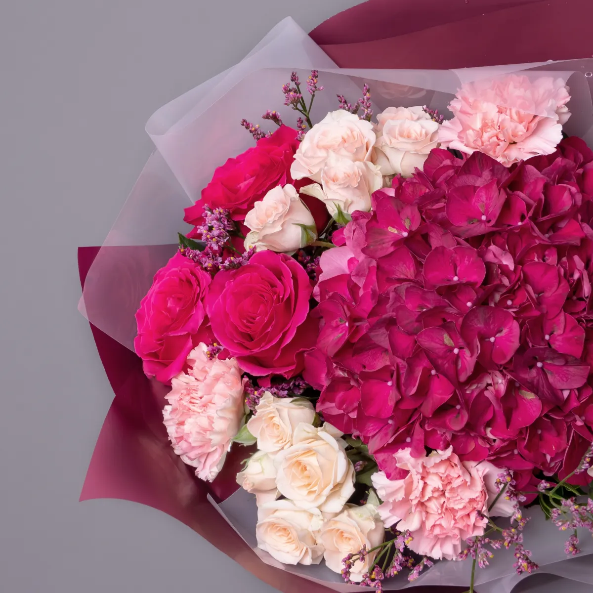 Флористический букет "Яркий поцелуй"_3