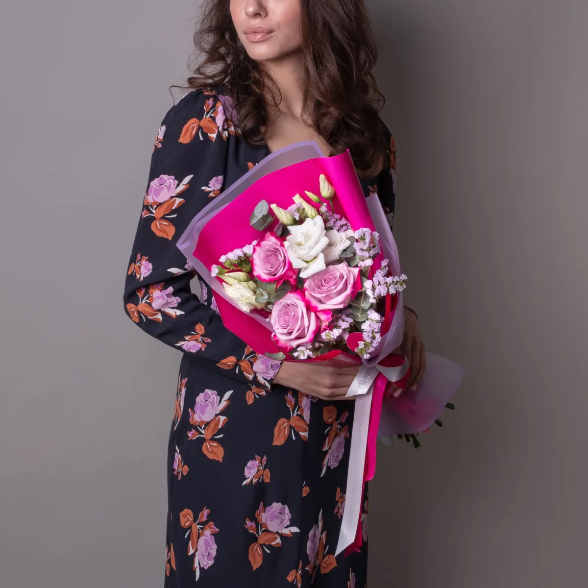 Флористический букет "Черничный пирог S "_2