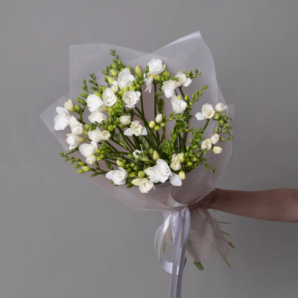 Букет Фрезия "Эн Ван Вайт"_1