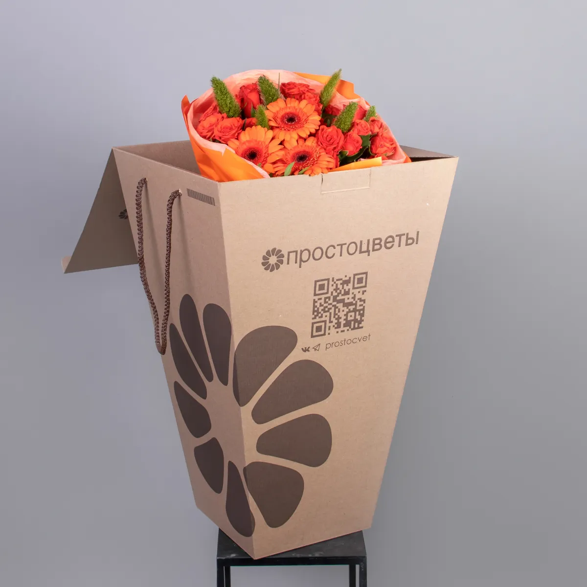 Флористический букет "Искры радости"_6