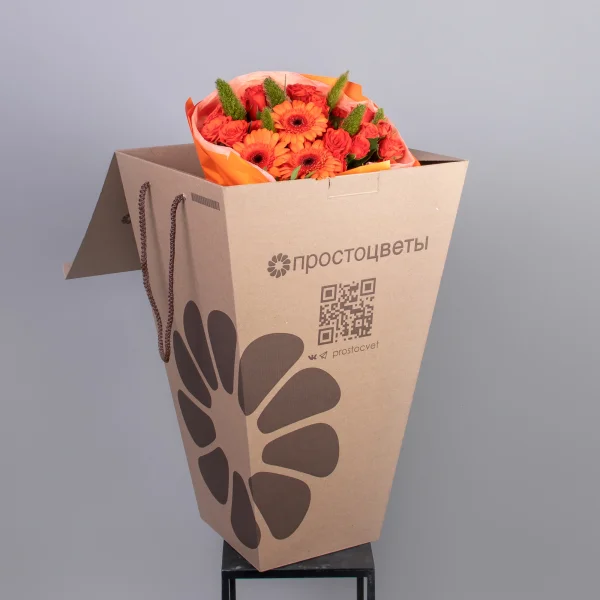 Флористический букет "Искры радости"_6