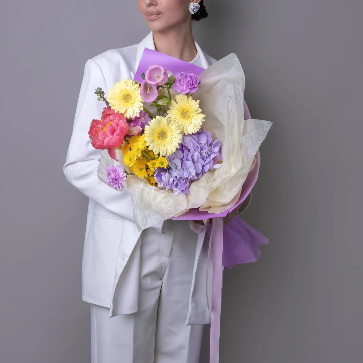 Флористический букет "Весенний презент"2